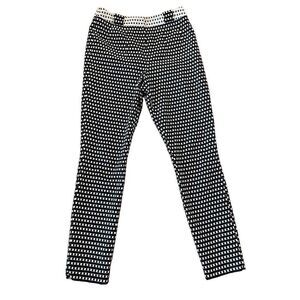 Coast uk black and white geometric pant size 6